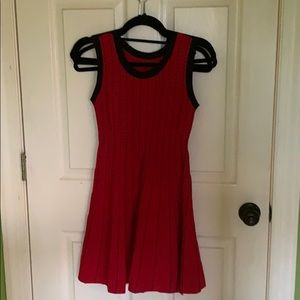 Sweater material dress